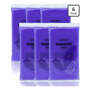 lot 370 image: 6 packs Paraffin Wax Refills of Lavender scent, Paraffin Wax for Hand and Feet, Moisturizing for Hands and Feet, 6 Count - Retail $19