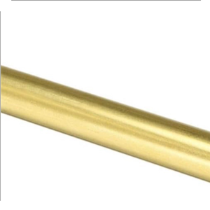 lot 392 image: Unifizz Brass Round Tube Copper Tubing Pipe H65 17mm OD 2mm Wall Thickness 200mm Length Seamless Straight Pipe Tubing