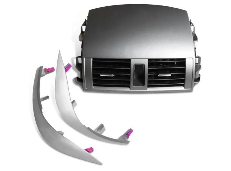 lot 16714 image: 5567002160 Center Dash AC Outlet Vent Panel with Assembly Trims Compatible with Corolla 2008-2013 - Retail $28