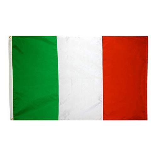 lot 62342 image: ANJOR Italy Flag 3x5 Foot Italian National Flags Polyester with Brass Grommets 3 X 5 Ft - Retail $7