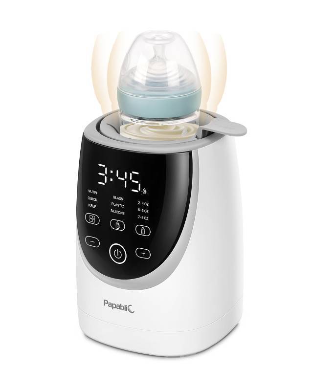 lot 14518 image: Papablic NutriWarm Swirlable Bottle Warmer  Advanced Nutrient-Preserving Warming Technology, Fast and Even Warming for Breastmilk & Formula, Precise Temperature Control, Easy to Use