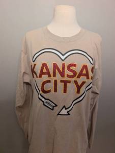 lot 3034 image: Kansas City Heart Arrow Long Sleeve T-Shirt - Size Large