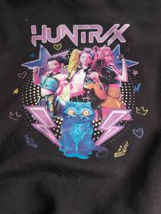 lot 3061 image: HUNTRX Black Sweatshirt with Colorful Graphics - Youth Medium