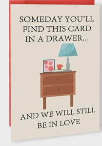 lot 3009 image: Romantic Anniversary Love Card with Gold Seal