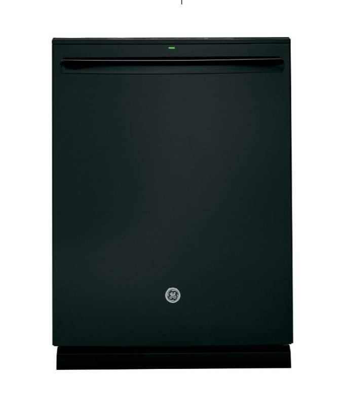 lot 20528 image: GE Black Built-in Dishwasher with Stainless Steel Interior - Retail $800