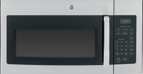 lot 20536 image: GE Microwave Oven with Digital Controls Black - Retail $50