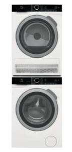lot 1031 image: Electrolux Front Load Stackable Washer and Dryer Combo Set - Retail $2,200