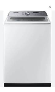 lot 1033 image: Samsung Top Load Washing Machine with ActiveWaterJet - Retail $800