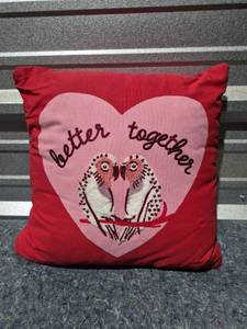 lot 68 image: Better Together Love Birds Throw Pillow