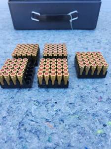 lot 80 image: Five Boxes of 9mm Luger Ammunition - 120 Total Rounds