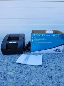 lot 81 image: TEROW 58mm Thermal Receipt Printer with USB Interface