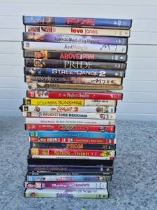 lot 136 image: Mixed DVD Movie Collection Bundle - 25 Films - Disc in Every Case