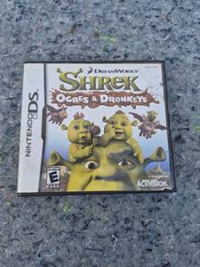 lot 137 image: Shrek Ogres & Donkeys Nintendo DS Game Complete with Case and Manual - Not Tested