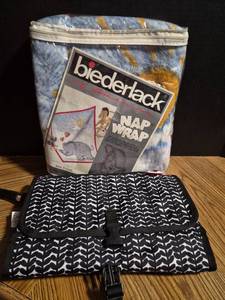 lot 183 image: Biederlack Baby Friends Nap Wrap Blanket with Travel OrganizerDiaper Changer