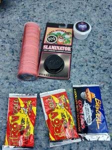 lot 260 image: POG Slaminator Game Set with Slammer and Milk Caps