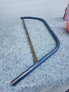 lot 270 image: Blue Wood Bow Saw with Metal Blade