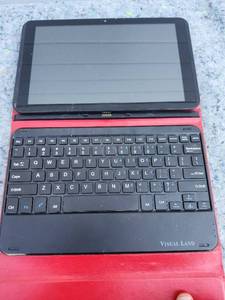 lot 288 image: Visual Land Prestige Elite 10QH Tablet with Keyboard Case