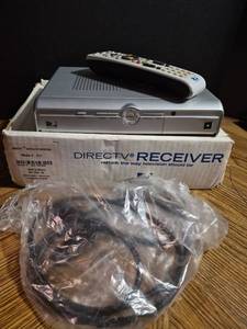 lot 301 image: DIRECTV D11 Satellite Receiver with Remote Control and Cables