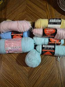 lot 312 image: Red Heart Super Saver Yarn Bundle - Multiple Colors