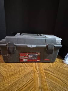 lot 315 image: Popular Mechanics Tool Box with Hand Tools and Accessories