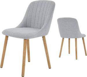 lot 201443 image: Retails for $110 Garvee Dining Chairs Set of 2,Modern Upholstered Kitchen Chairs with Ergonomic Back Support,300 LBS Capacity Dining Chairs with Oak Legs for Dining Room Home Restaurant