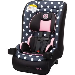 lot 411290 image: Retails for $120 Disney Baby Jive 2 in 1 Convertible Car Seat, Peeking Minnie, Infant & Toddler, Unisex