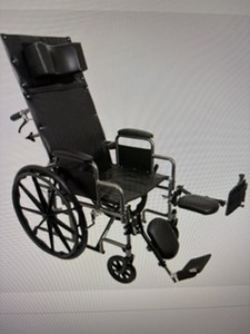 lot 19028 image: PRO BASICS BRAND MANUAL WHEELCHAIR