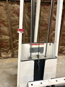 lot 19007 image: GYM EQUIPMENT- cybex lat pulldown machine