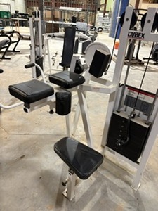 lot 19009 image: GYM EQUIP- CYBEX ARM CURL MACHINE