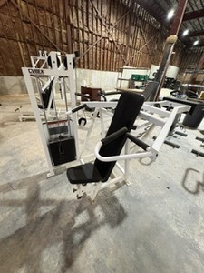 lot 19011 image: GYM EQUIP- CYBEX  shoulder press machine
