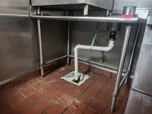 lot 15748 image: Eagle Group Commercial Stainless Steel Prep Table with Sink