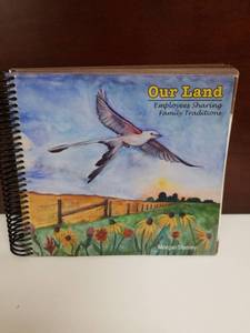 lot 2121 image: Community Cookbook Collection - Our Land Family Traditions and Main Courses Recipe Books