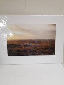 lot 2153 image: Framed Landscape Photography Print with White Matting