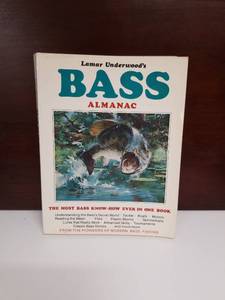 lot 2195 image: Lamar Underwoods Bass Almanac Fishing Guide Book