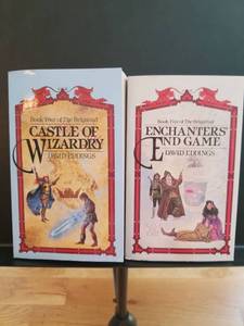 lot 2296 image: David Eddings Belgariad Series Books 4 & 5 - Castle of Wizardry and Enchanters End Game