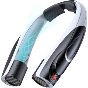 lot 2187 image: Tenvolti Portable Neck Fan - 6000mAh Rechargeable Personal Fan with 6 Speeds, 360° Cooling Surround Airflow, 20H Long Battery Life Hands-Free Wearable Fan for Outdoor Travel, Office, and Sports