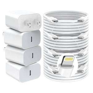 lot 4201 image: GREPHONE iPhone Charger Fast Charging,20W PD USB C Wall Charger 4 Pack with 6FT Fast Charging Cable - Fast Charger for iPhone 1414 Pro Max1313 Pro1212 Pro1111 ProXS, iPad