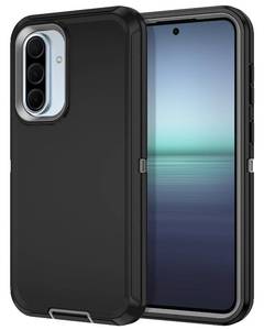 lot 4205 image: I-HONVA for Samsung Galaxy A36 5G Case Shockproof DustDrop Proof 3-Layer Full Body Protection Without Screen Protector Rugged Heavy Duty Cover Case for Galaxy A36 5G,BlackGrey