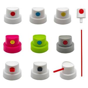 lot 4208 image: 10 Pack Spray Can Nozzle for Female Cans - Universal Spray Paint Nozzles for Cans Bottle Nozzle Replacement - Universal Spray Can Tips - for DIY Paint Art Street Art and Home Improvement (10)