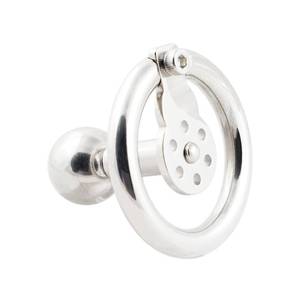 lot 4261 image: Jefisry Male Metal Chastity Lock Negative Solid Steel Ball Post Inverted Penis cage for SM Penis Exercise Sex Toys J11140 40mm