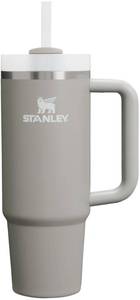 lot 4263 image: STANLEY Quencher H2.0 Tumbler with Handle and Straw 30 oz  Flowstate 3-Position Lid  Cup Holder Compatible for Travel  Insulated Stainless Steel Cup  BPA-Free  Ash
