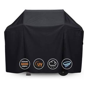 lot 5462 image: Grisun 7131 Grill Cover for Weber Genesis II 4 Burner, LX 400 Series, Summit 400 Series, Genesis II 410,435,440 Grill - UV-Resistant, Waterproof, 65 Inch
