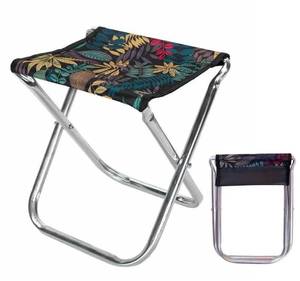 lot 6110 image: Small Portable Camping Stool, Outdoor Lightweight Samll Chair for Fishing, Hiking, Gardening, Camping and Beach (Blue)