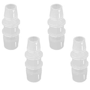 lot 10005 image: ANPTGHT 12 to 516 Hose Barb Reducer Pipe Fittings Adapter, Plastic Joint connector Splicer Mender for Aquarium Household Transport Fuel Gas Liquid Air (Pack of 4)