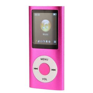 lot 10023 image: MP3 Player with Bluetooth, Music Player with Built-in HD Speaker, 1.8 Inch LCD Screen, HiFi Sound, Earphones Included, Support up to 64GB, for Students Running Walking(Pink)