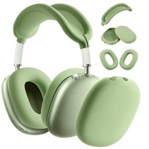 lot 10031 image: Ainiv Silicone Case Covers for AirPods Max, Ear Pad Case Cover Ear Cups Cover, Headband Cover for AirPod Headphones, Anti-Scratch Accessories Soft Silicone Protector for Apple AirPods Max-Green