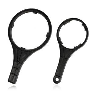 lot 10055 image: Mtuiewo 2 PCS Durable Water Filter Wrench, Large Wrench Diameter 6.49 Inches, Small Wrench Diameter 4.37 Inches Water Filter Wrench For Whole House Filter