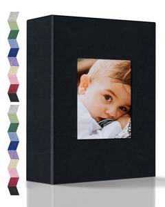 lot 10058 image: popotop Photo Album 4x6-100 Photos Photo Books with 100 Vertical Pockets,Linen Cover Albums for Family Wedding Anniversary Baby Vacation Pictures