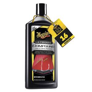 lot 10073 image: Meguiars Ultimate Compound - Pro-Grade Car Scratch Remover, Paint Correction Compound that Removes Defects While Adding Gloss and Shine, Single Stage and Clear Coat Scratch Remove, 15.2 Oz