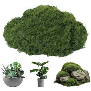 lot 10102 image: dallisten Fake Green Moss for Plants Indoor, 5.3oz Artificial Moss for Crafts, DIY Fairy Garden D�cor, Table Centerpieces, Wedding Floral Arrangements, Model Making & Indoor Outdoor Home Decoration
